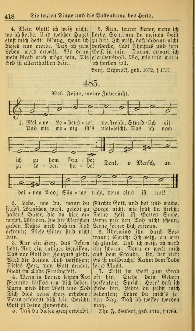 Evangelisches Gesangbuch: herausgegeben von der Deutschen Evangelischen Synode von Nord-Amerika (Revidierte Ausgabe) page 427