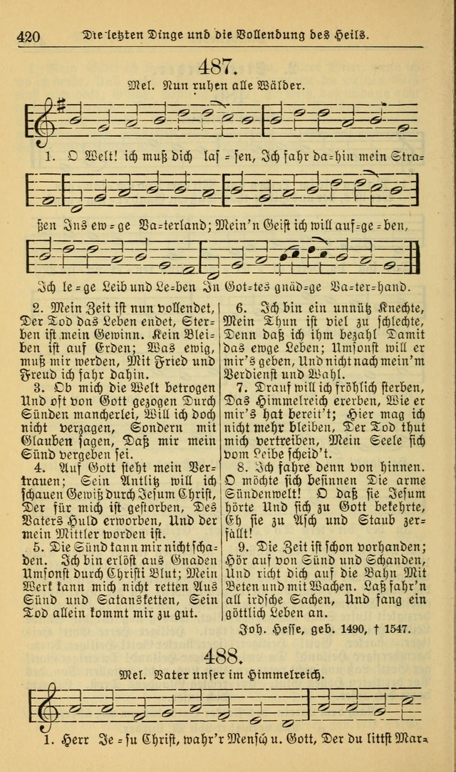 Evangelisches Gesangbuch: herausgegeben von der Deutschen Evangelischen Synode von Nord-Amerika (Revidierte Ausgabe) page 429