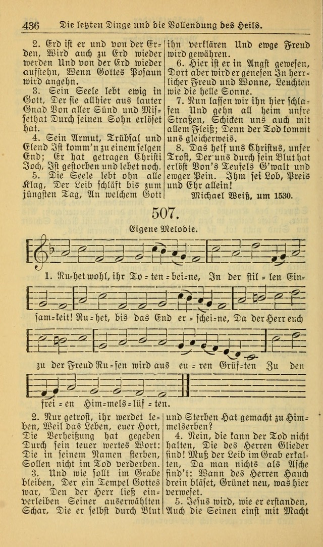 Evangelisches Gesangbuch: herausgegeben von der Deutschen Evangelischen Synode von Nord-Amerika (Revidierte Ausgabe) page 445