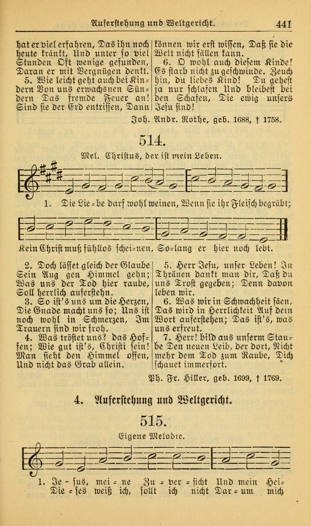 Evangelisches Gesangbuch: herausgegeben von der Deutschen Evangelischen Synode von Nord-Amerika (Revidierte Ausgabe) page 450