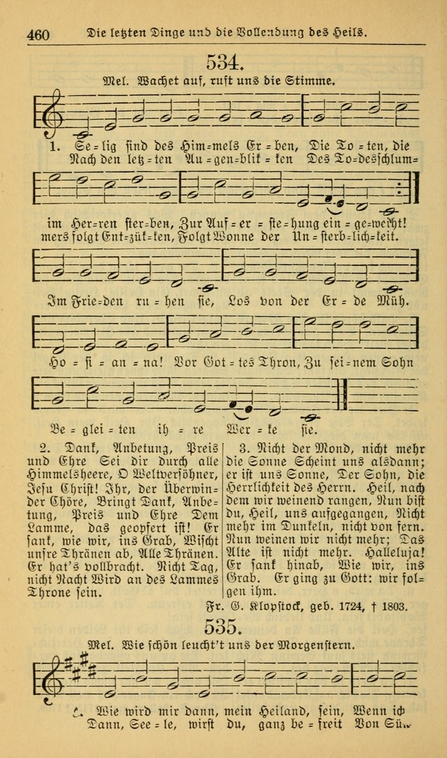 Evangelisches Gesangbuch: herausgegeben von der Deutschen Evangelischen Synode von Nord-Amerika (Revidierte Ausgabe) page 469