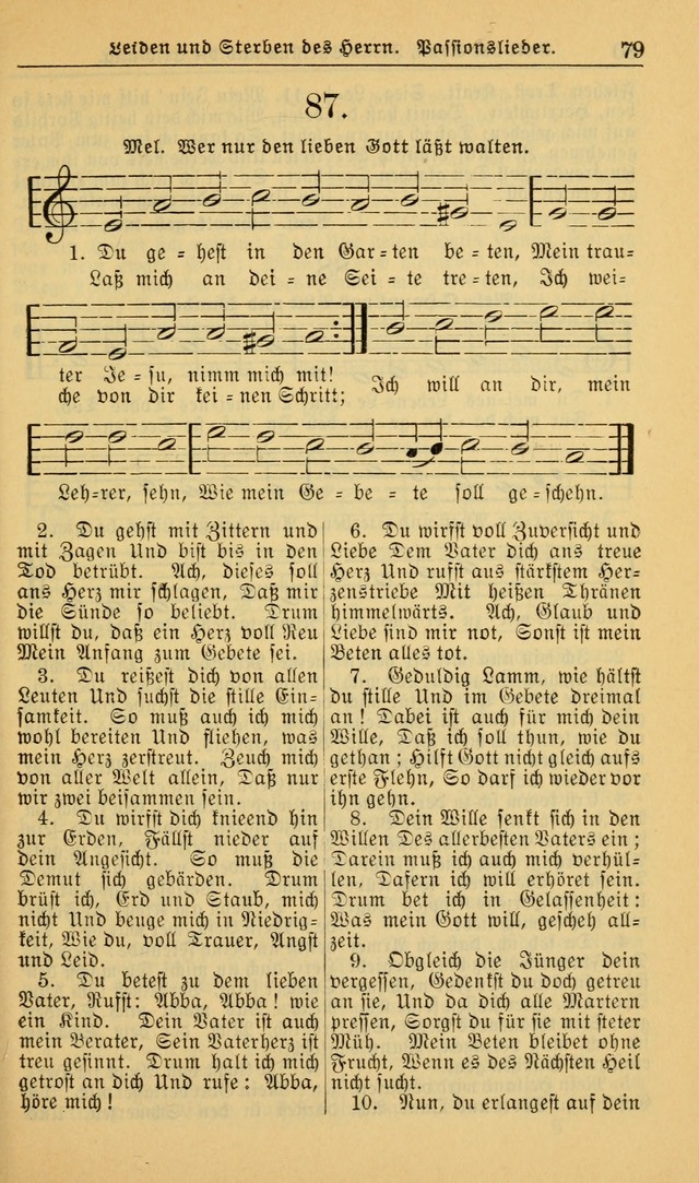 Evangelisches Gesangbuch: herausgegeben von der Deutschen Evangelischen Synode von Nord-Amerika (Revidierte Ausgabe) page 88