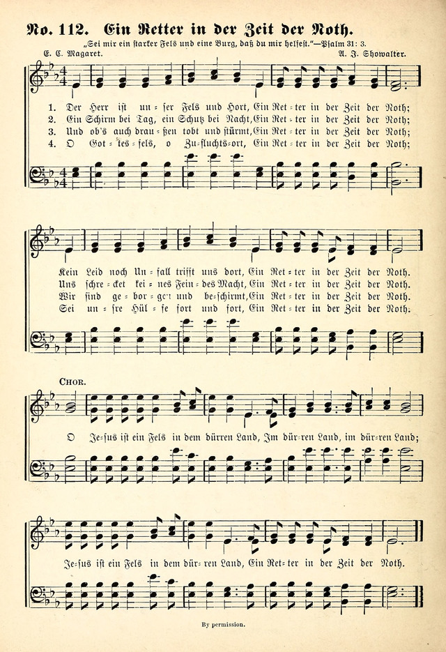 Evangelisches Gesangbuch: Die kleine Palme, mit Anhang page 110