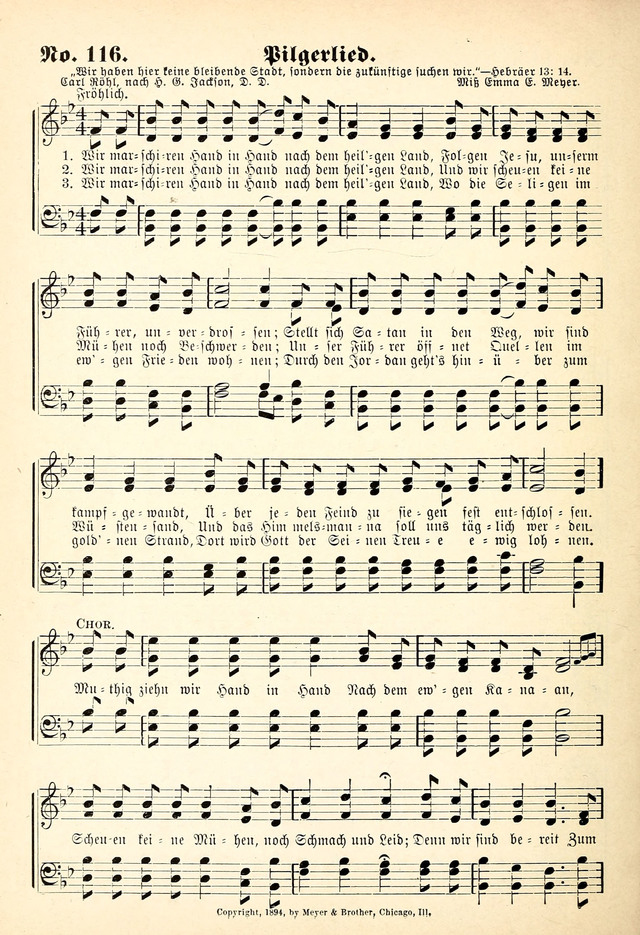 Evangelisches Gesangbuch: Die kleine Palme, mit Anhang page 114
