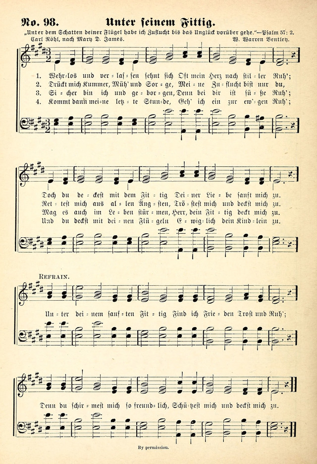 Evangelisches Gesangbuch: Die kleine Palme, mit Anhang page 96