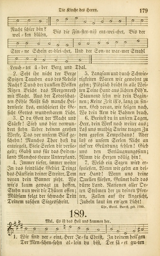 Evangelisches Gesangbuch: herausgegeben von dem Evangelischen Kirchenvereindes Westens page 190
