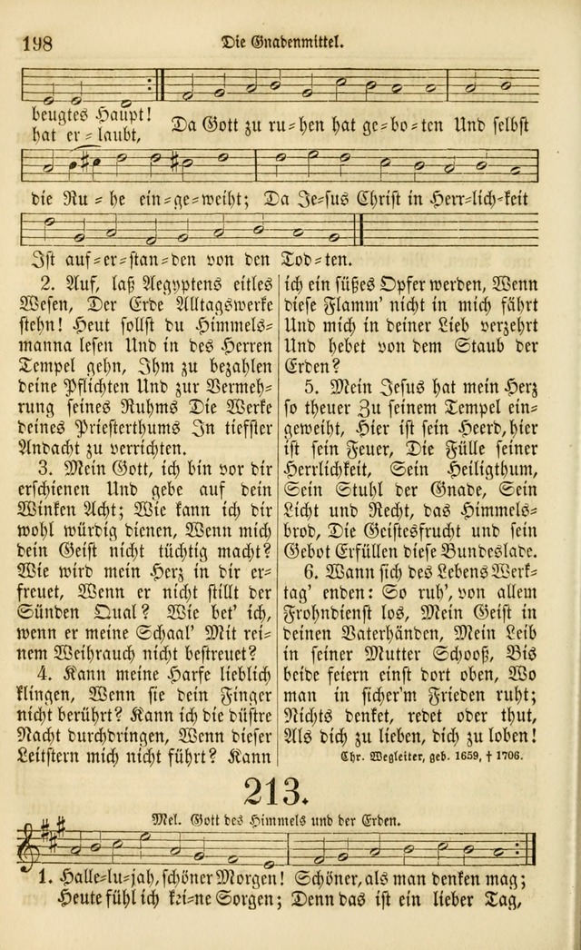 Evangelisches Gesangbuch: herausgegeben von dem Evangelischen Kirchenvereindes Westens page 209