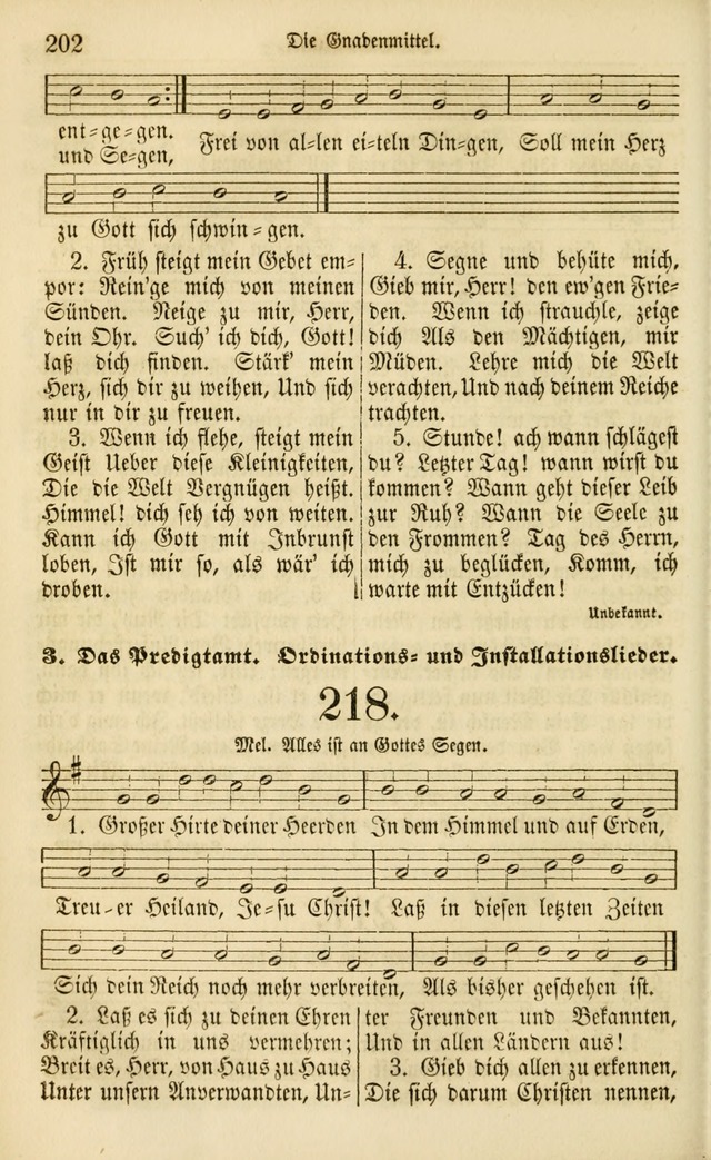 Evangelisches Gesangbuch: herausgegeben von dem Evangelischen Kirchenvereindes Westens page 213