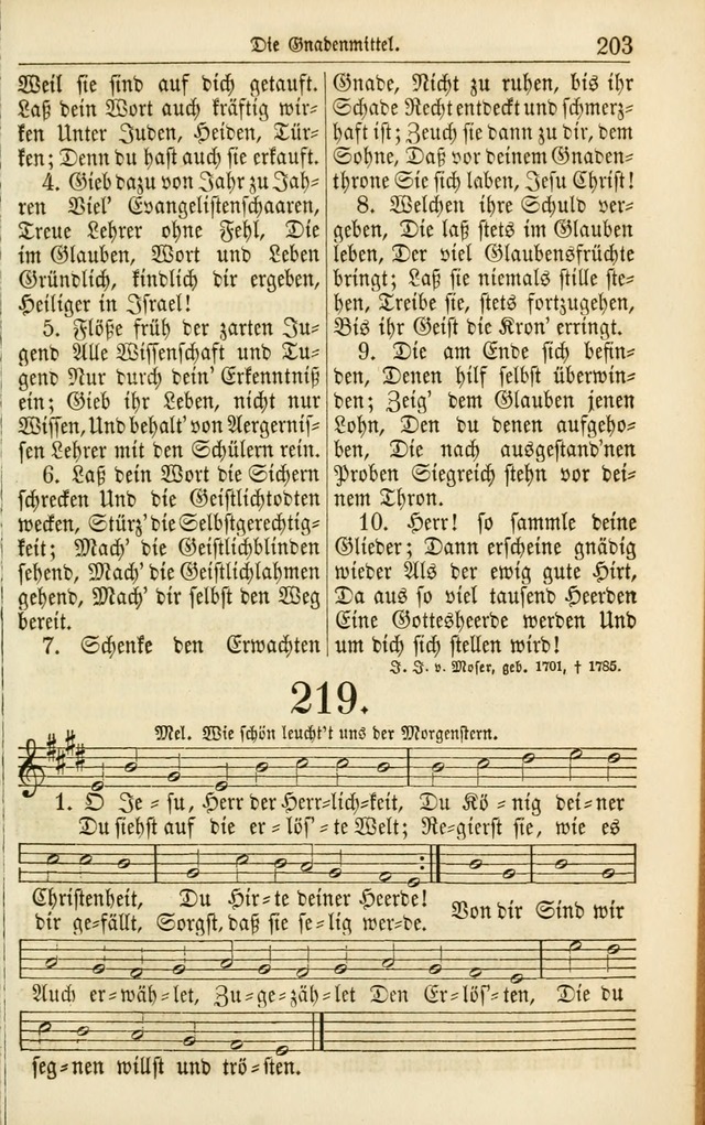 Evangelisches Gesangbuch: herausgegeben von dem Evangelischen Kirchenvereindes Westens page 214