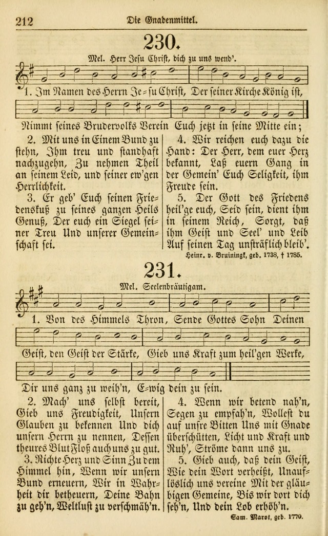 Evangelisches Gesangbuch: herausgegeben von dem Evangelischen Kirchenvereindes Westens page 223