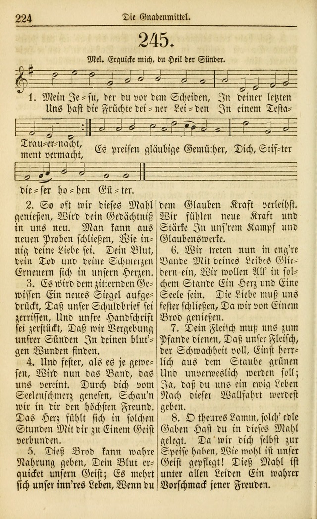 Evangelisches Gesangbuch: herausgegeben von dem Evangelischen Kirchenvereindes Westens page 235