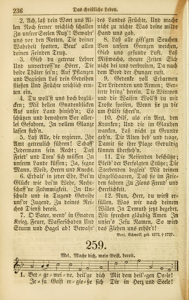 Evangelisches Gesangbuch: herausgegeben von dem Evangelischen Kirchenvereindes Westens page 247
