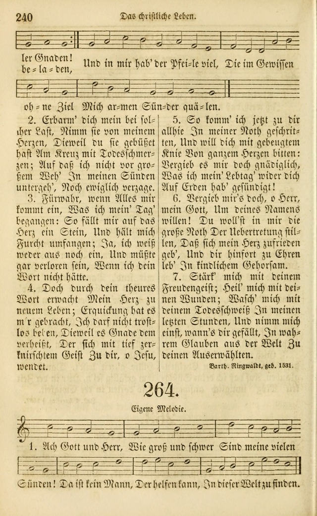 Evangelisches Gesangbuch: herausgegeben von dem Evangelischen Kirchenvereindes Westens page 251