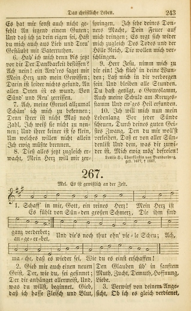 Evangelisches Gesangbuch: herausgegeben von dem Evangelischen Kirchenvereindes Westens page 254