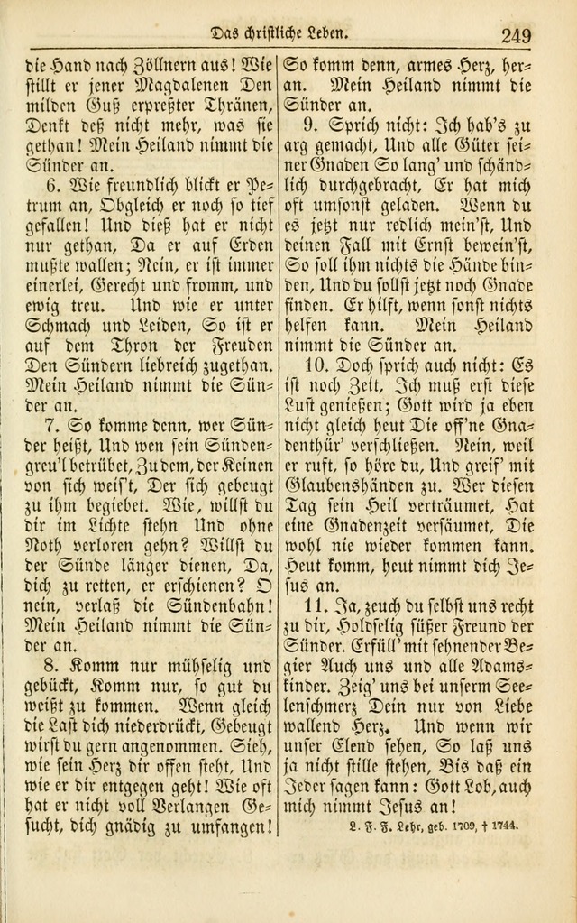 Evangelisches Gesangbuch: herausgegeben von dem Evangelischen Kirchenvereindes Westens page 260