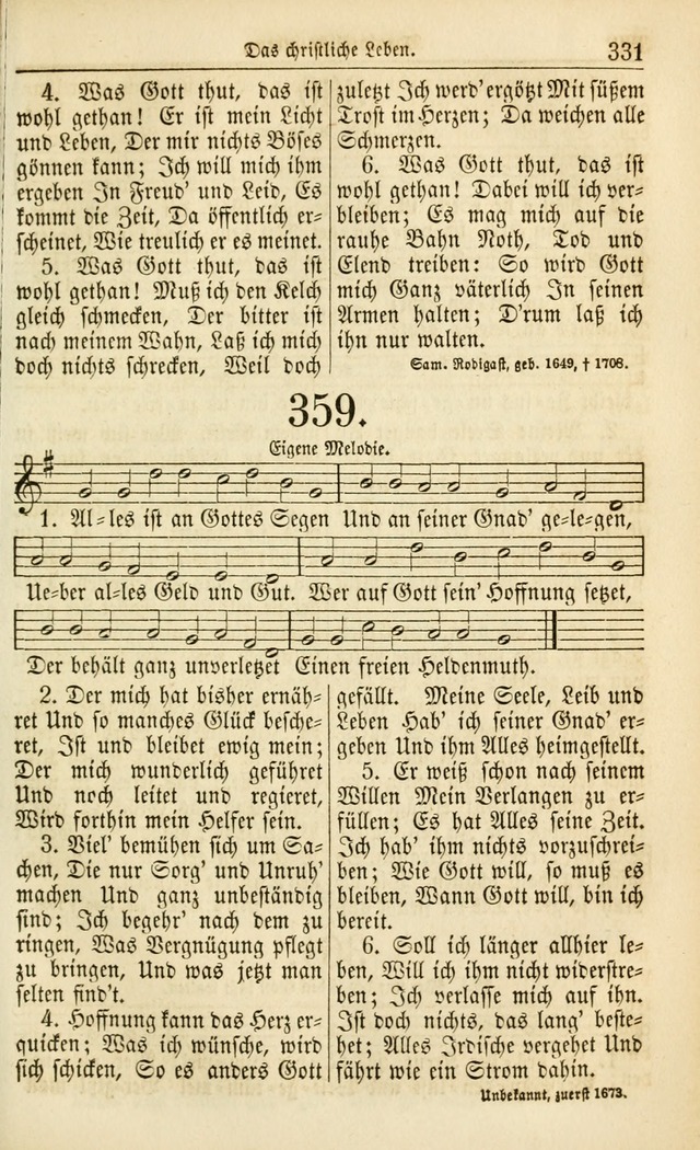 Evangelisches Gesangbuch: herausgegeben von dem Evangelischen Kirchenvereindes Westens page 342