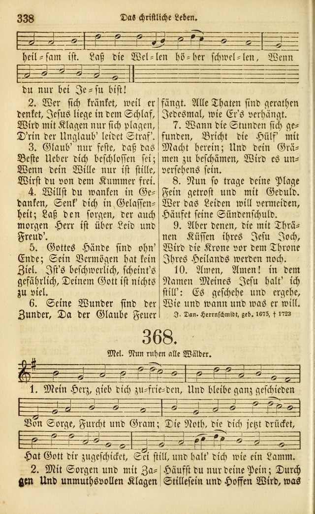 Evangelisches Gesangbuch: herausgegeben von dem Evangelischen Kirchenvereindes Westens page 349