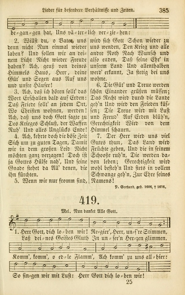 Evangelisches Gesangbuch: herausgegeben von dem Evangelischen Kirchenvereindes Westens page 396