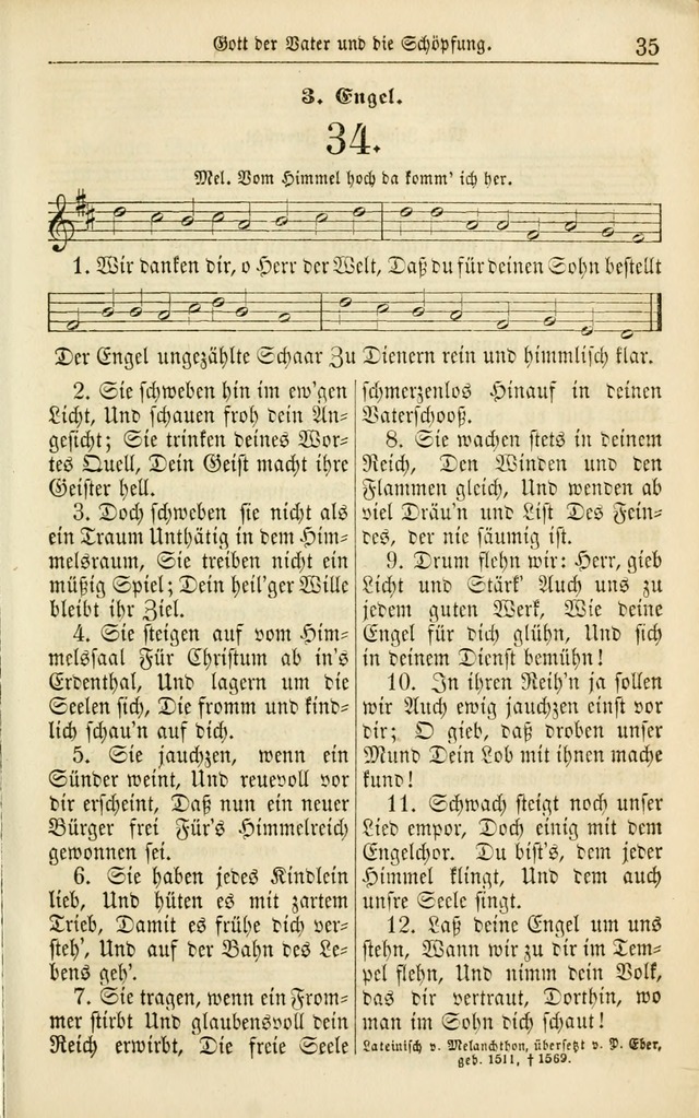 Evangelisches Gesangbuch: herausgegeben von dem Evangelischen Kirchenvereindes Westens page 44