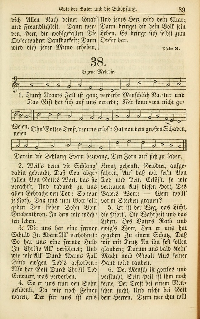 Evangelisches Gesangbuch: herausgegeben von dem Evangelischen Kirchenvereindes Westens page 48