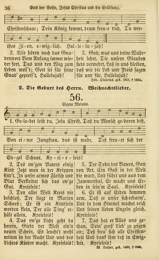 Evangelisches Gesangbuch: herausgegeben von dem Evangelischen Kirchenvereindes Westens page 65