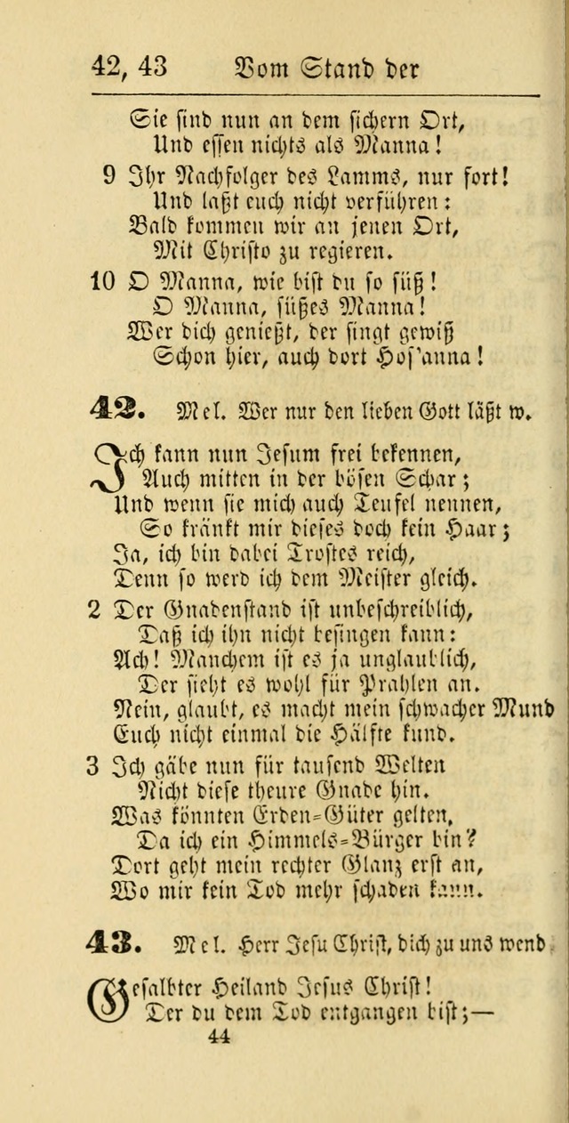 Evangelisches Gesangbuch: oder eine sammlung geistreicher lieder zum gebrauch der Evangelischen Gemeinschaft und aller heilsuchenden seelen page 644