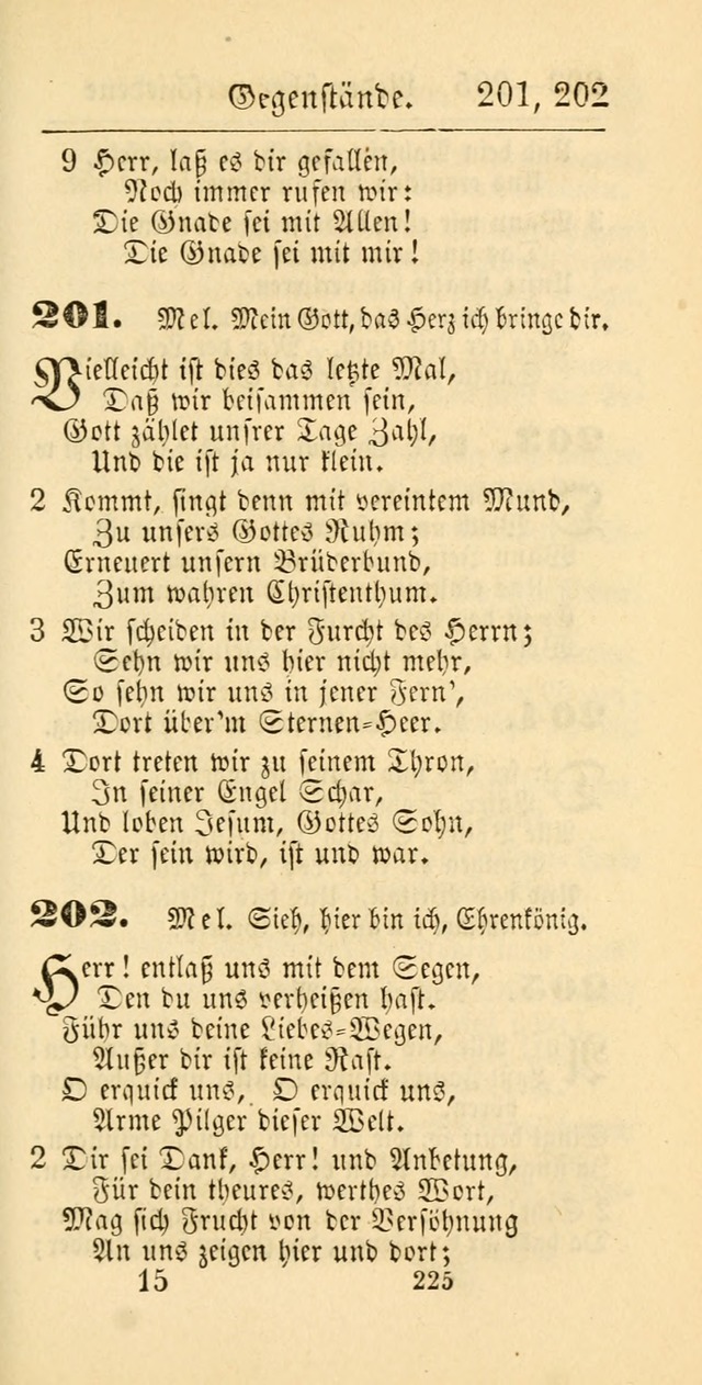 Evangelisches Gesangbuch: oder eine sammlung geistreicher lieder zum gebrauch der Evangelischen Gemeinschaft und aller heilsuchenden seelen page 825