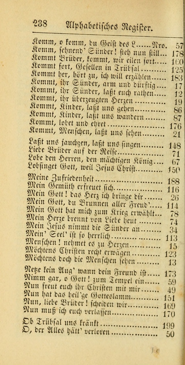 Evangelisches Gesangbuch: oder eine sammlung geistreicher lieder zum gebrauch der Evangelischen Gemeinschaft und aller heilsuchenden seelen page 838