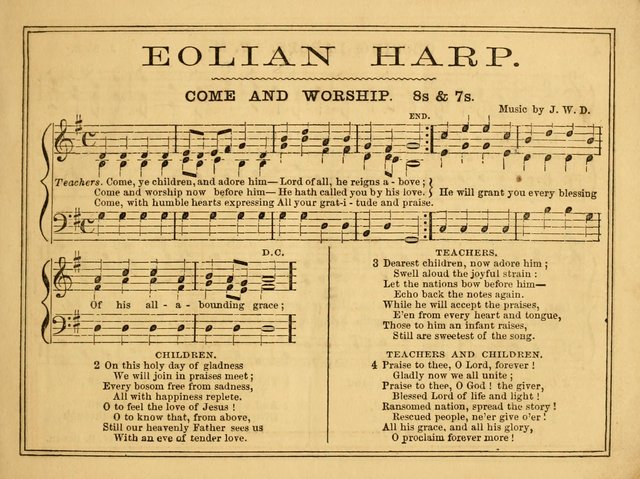 The Eolian Harp: a collection of hymns and tunes for Sunday schools and Band of Hope meetings page 3