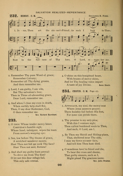 Evangelical Hymnal page 100