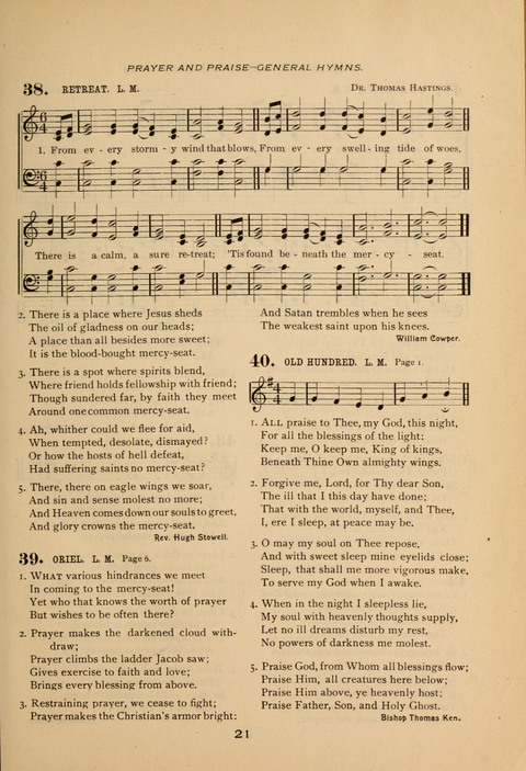 Evangelical Hymnal page 21