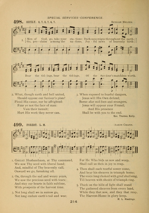 Evangelical Hymnal page 218