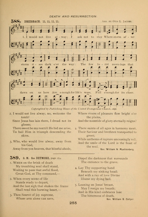 Evangelical Hymnal page 259