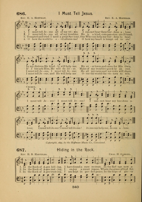 Evangelical Hymnal page 344
