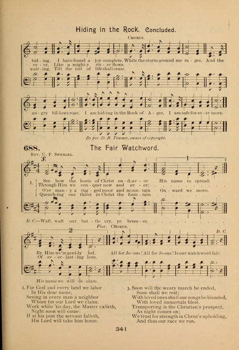 Evangelical Hymnal page 345