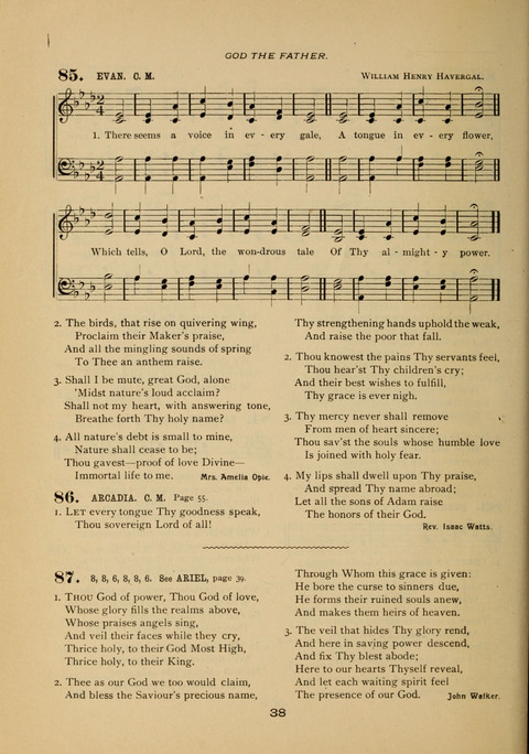 Evangelical Hymnal page 38