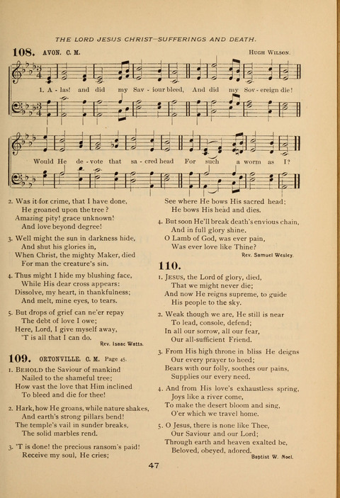 Evangelical Hymnal page 47