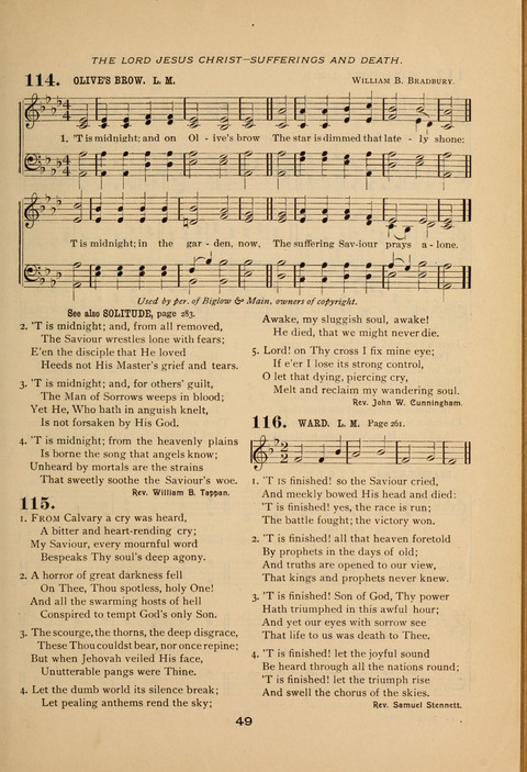 Evangelical Hymnal page 49
