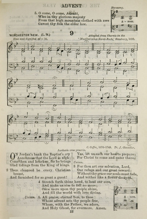 The English Hymnal: with Tunes page 13