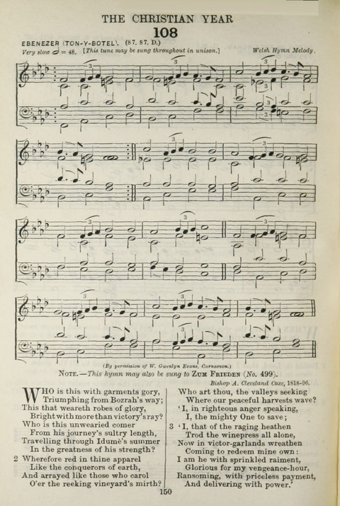 The English Hymnal: with Tunes page 148