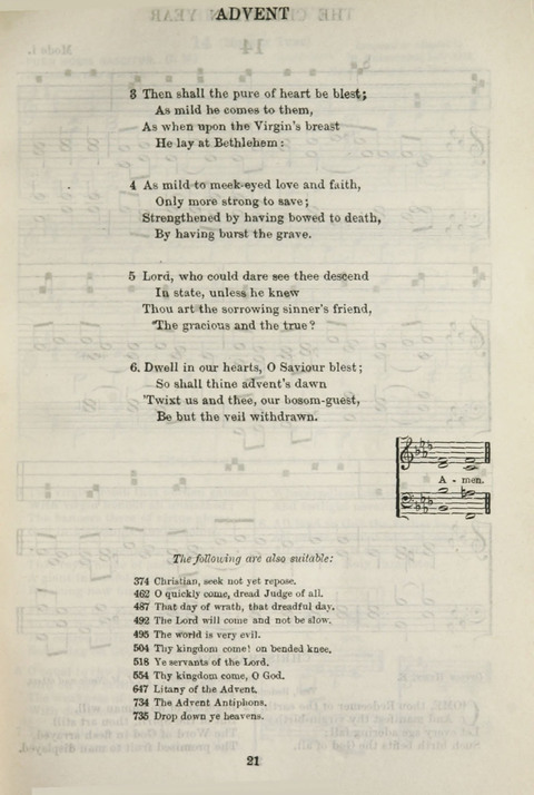 The English Hymnal: with Tunes page 23