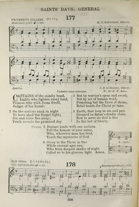 The English Hymnal: with Tunes page 258
