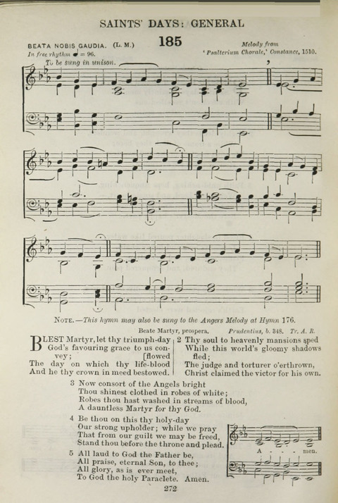 The English Hymnal: with Tunes page 272