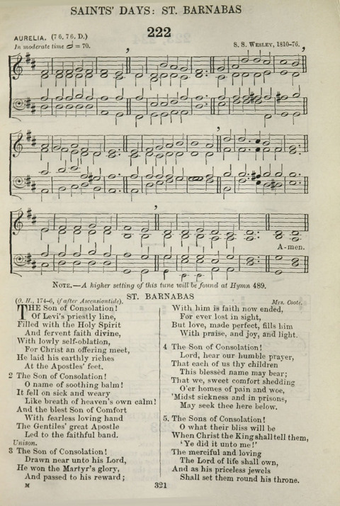 The English Hymnal: with Tunes page 321