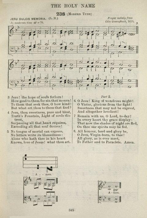 The English Hymnal: with Tunes page 345