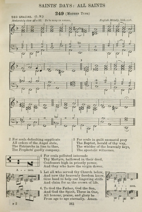 The English Hymnal: with Tunes page 361