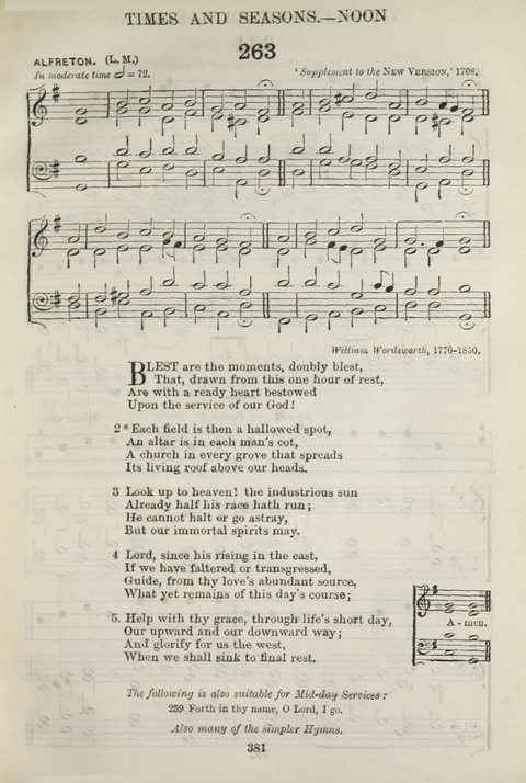 The English Hymnal: with Tunes page 381