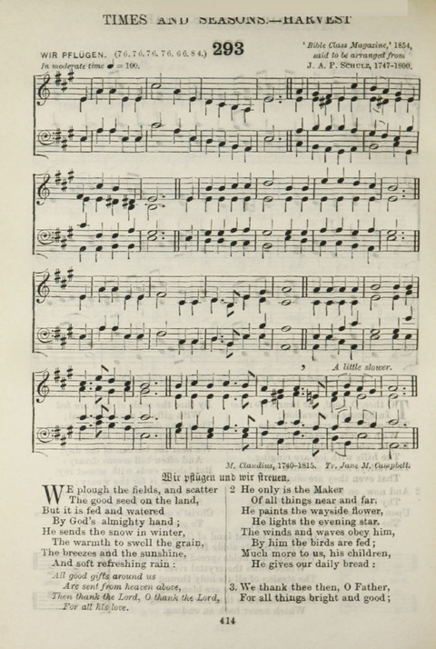 The English Hymnal: with Tunes page 414