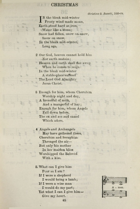 The English Hymnal: with Tunes page 45