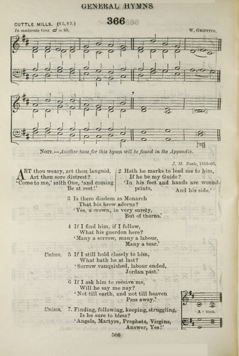 The English Hymnal: with Tunes page 488